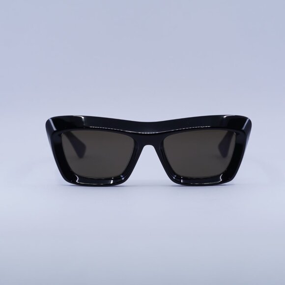 ?️ New Bottega Veneta BV1283S 001 Sunglasses - Black Frame, Brown Lenses main image 4